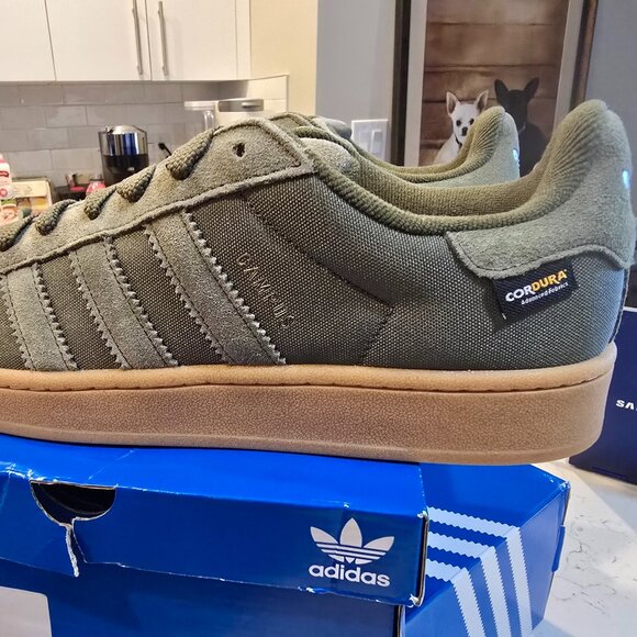 Adidas Originals Men's Olive Strata Campus 00s Shoes Sneakers JH7606 Size 12 NEW - Picture 1 of 16